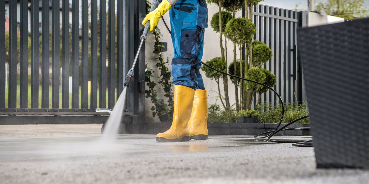 driveway and sidewalk cleaning