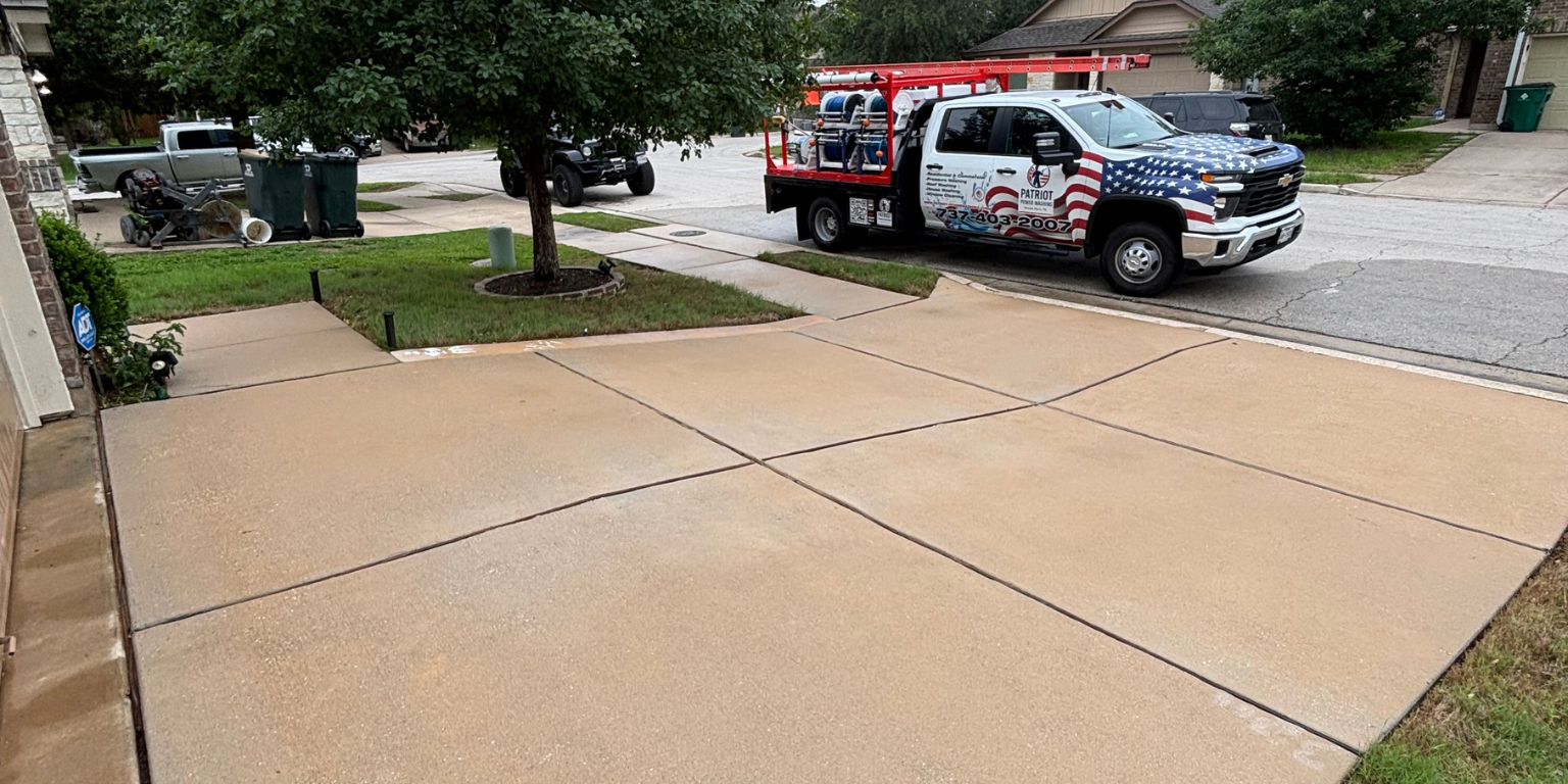 driveway and sidewalk cleaning